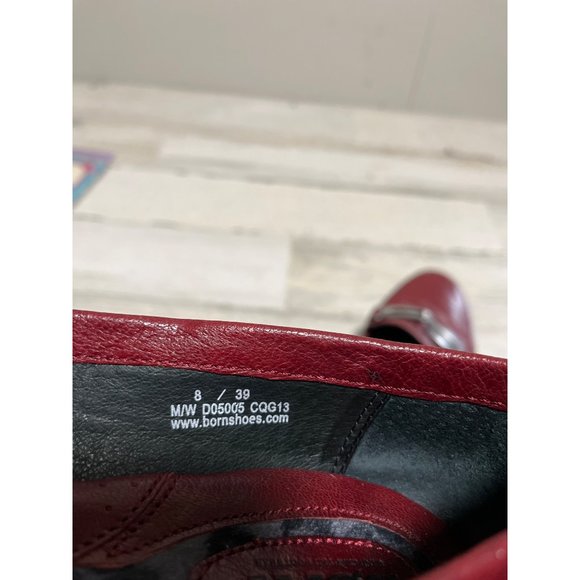Born D05005 woman’s burgundy loafer size 8M - Picture 7 of 8